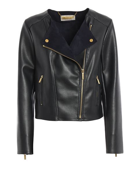 michael kors jacke herren grün|michael kors leather jacket.